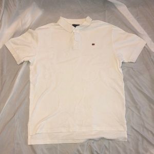 Vintage Ralph Lauren White Polo American Flag